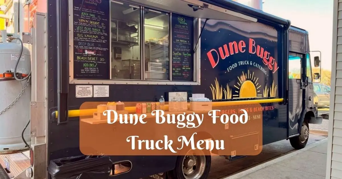 Dune Buggy Food Truck Menu